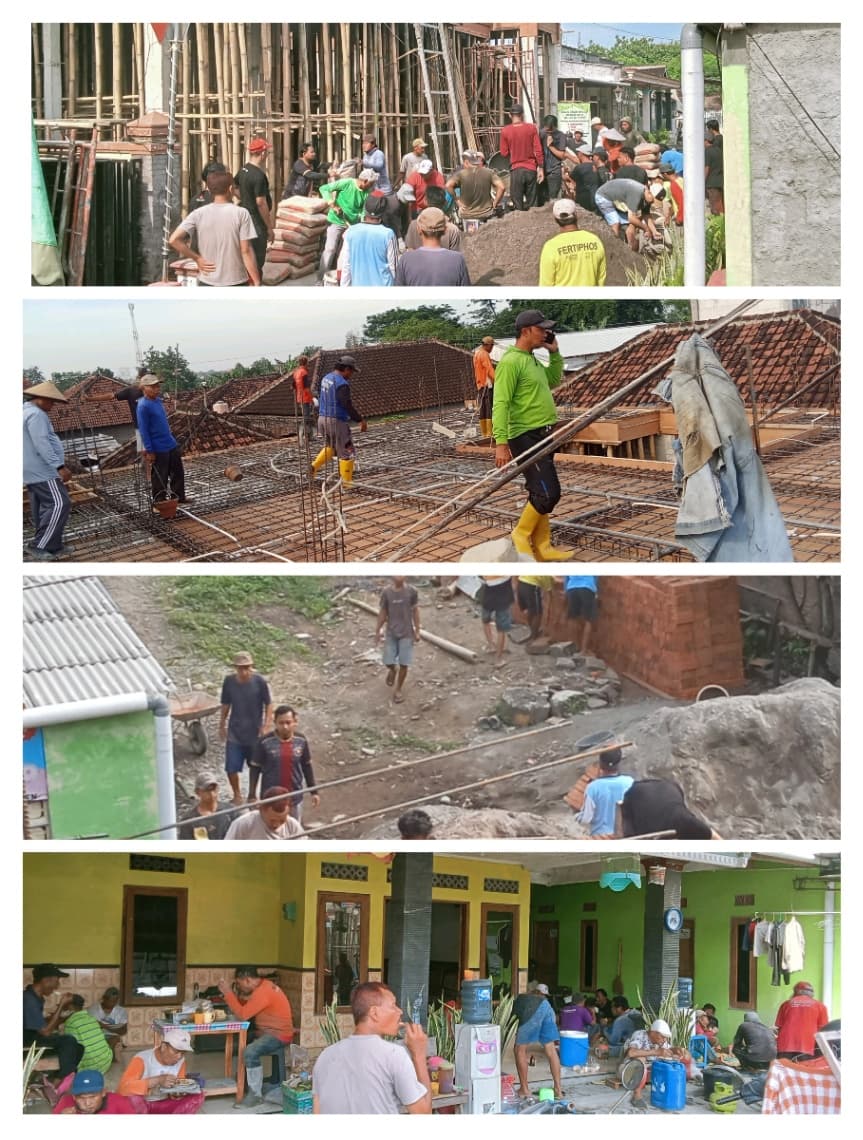 semangat jama'ah kerja bakti 